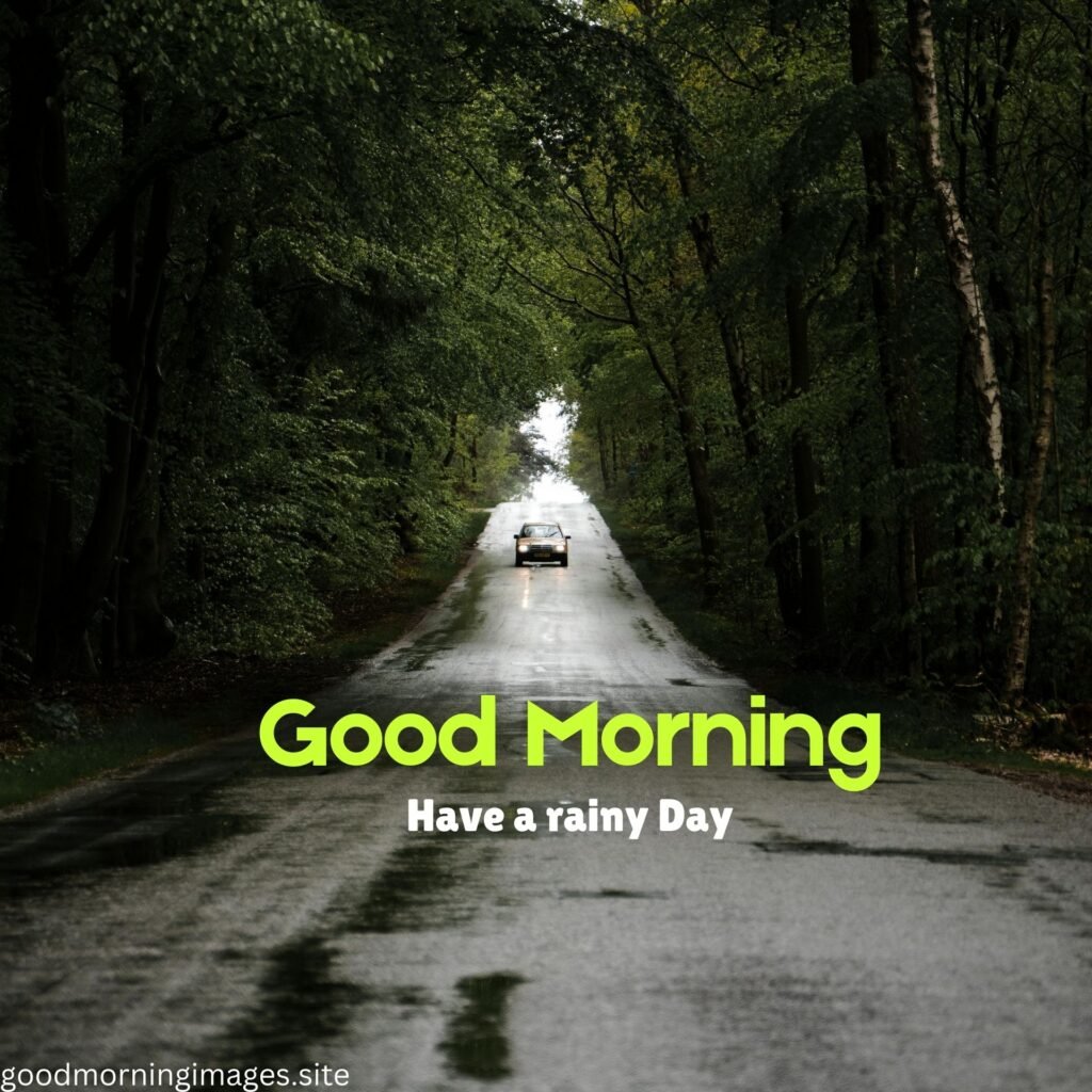 good morning images rainy sunday